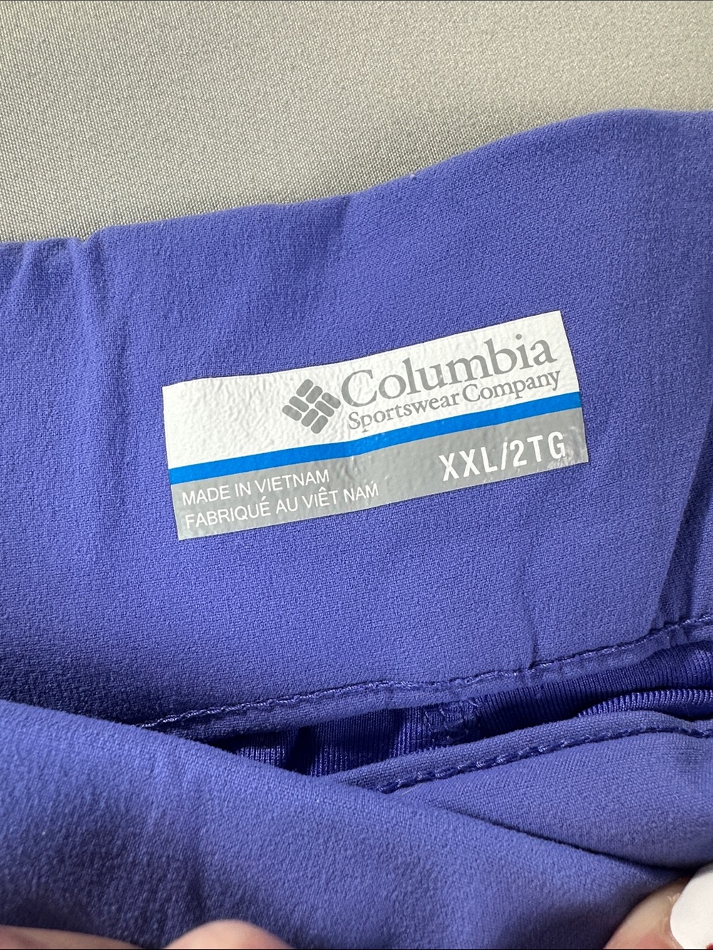 Columbia Women's Purple Athletic Skort Skirt Shorts XXL Periwinkle Blue Purple - Picture 2 of 9